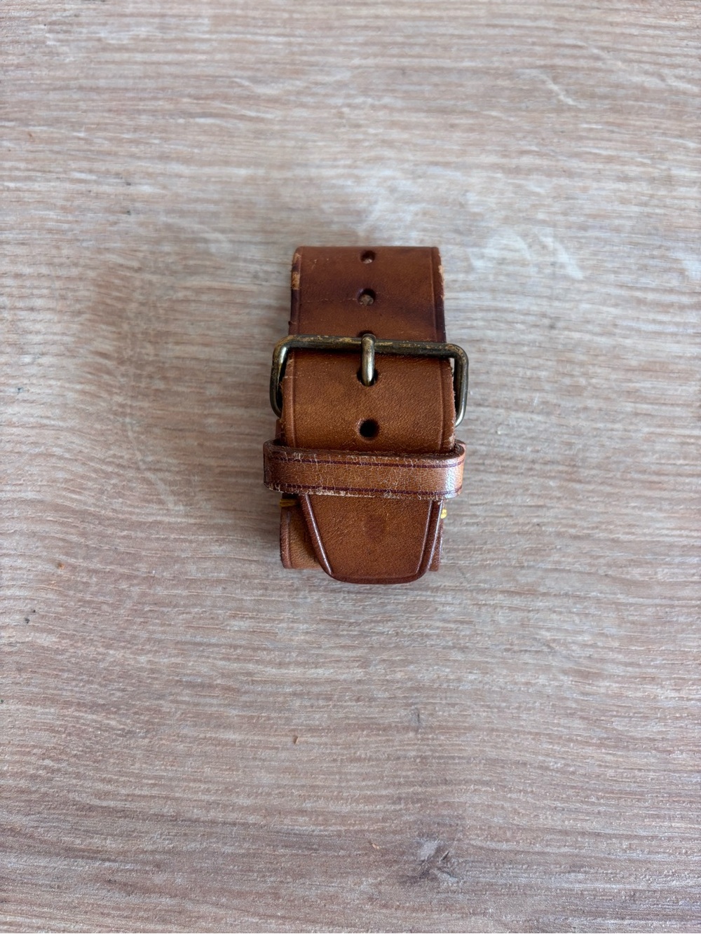 Authentic Louis Vuitton leather strap luggague